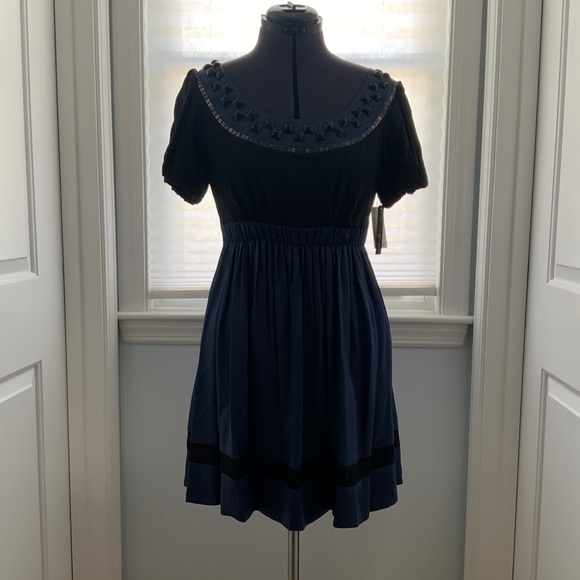 Kensie Baby Doll Short Sleeve Silk Dress NWT - Picture 5 of 12